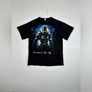 Vintage Halo 4 Master Chief Tee Size Medium Black 2012 Promo Graphic T Shirt